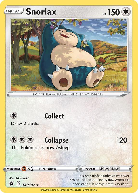 (141/192) Snorlax Rare - Rebel Clash - Card Croc