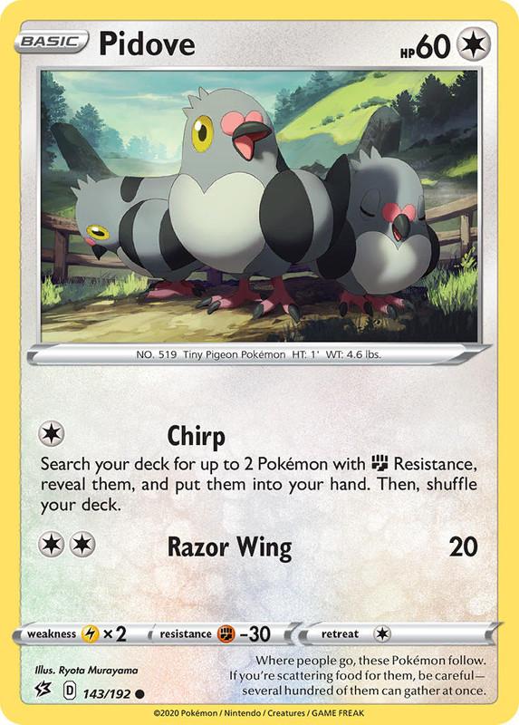 (143/192) Pidove Common - Rebel Clash - Card Croc