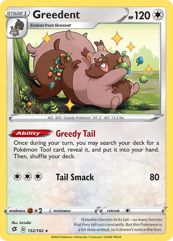 (152/192) Greedent Rare - Rebel Clash - Card Croc