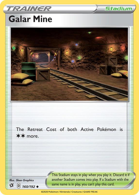 (160/192) Galar Mine Trainer Uncommon - Rebel Clash - Card Croc