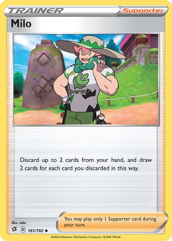 (161/192) Milo Trainer Uncommon - Rebel Clash - Card Croc