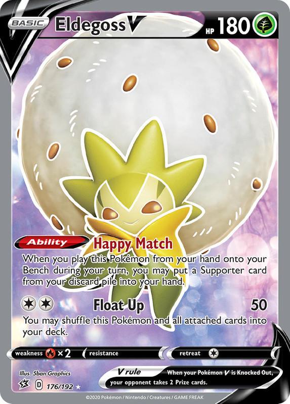 (176/192) Eldegoss V Full Art Ultra Rare - Rebel Clash - Card Croc