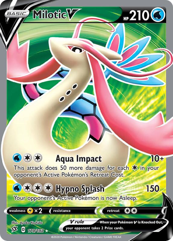 (179/192) Milotic V Full Art Ultra Rare - Rebel Clash - Card Croc