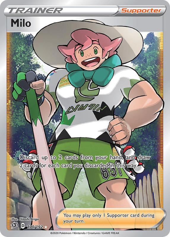 (190/192) Milo Full Art Trainer - Rebel Clash - Card Croc