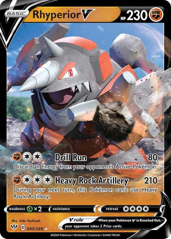 (095/189) Rhyperior V Ultra Rare - Darkness Ablaze - Card Croc