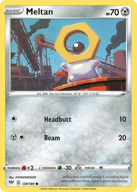 (129/189) Meltan Common - Darkness Ablaze - Card Croc