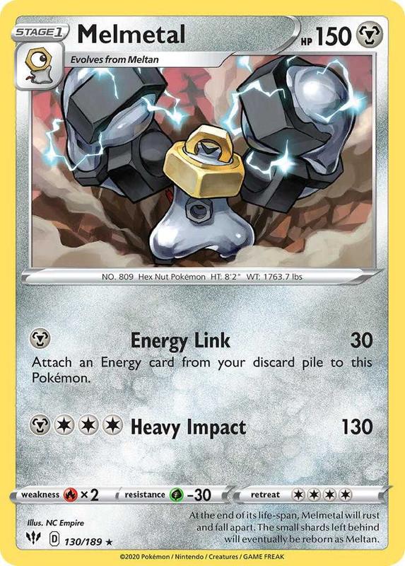 (130/189) Melmetal Rare - Darkness Ablaze - Card Croc