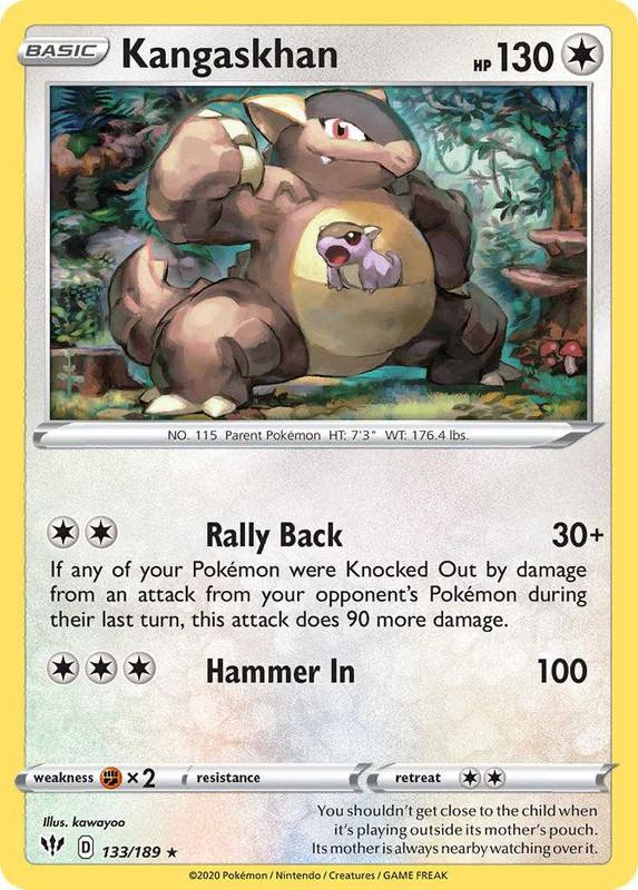 (133/189) Kangaskhan Holo Rare - Darkness Ablaze - Card Croc