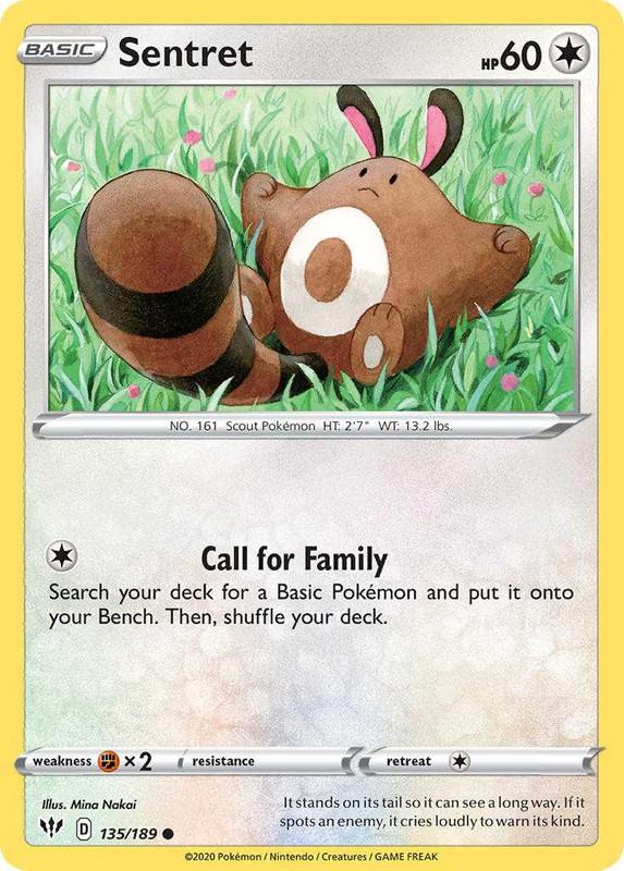 (135/189) Sentret Common - Darkness Ablaze - Card Croc