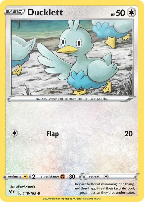 (148/189) Ducklett Common - Darkness Ablaze - Card Croc