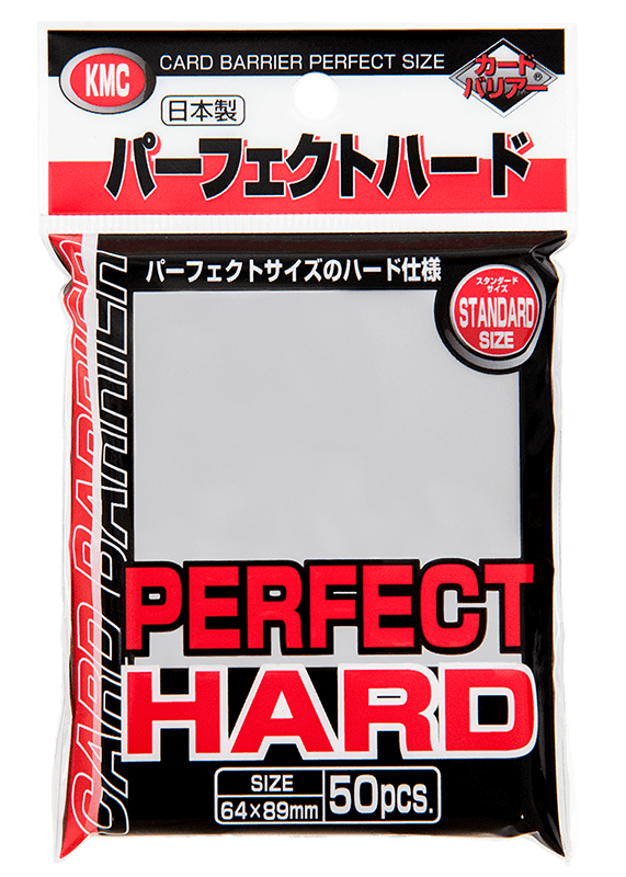 KMC - Perfect Size Standard Hard Sleeves (50) - Card Croc