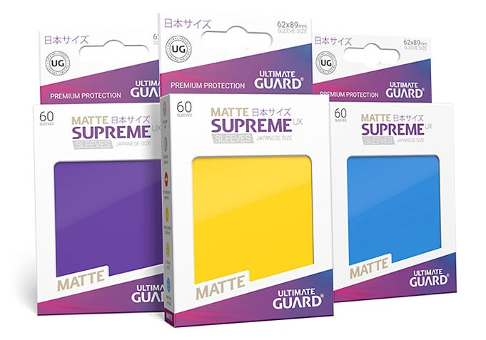 Ultimate Guard - Supreme UX Sleeves Japanese Size Matte (60) - Card Croc