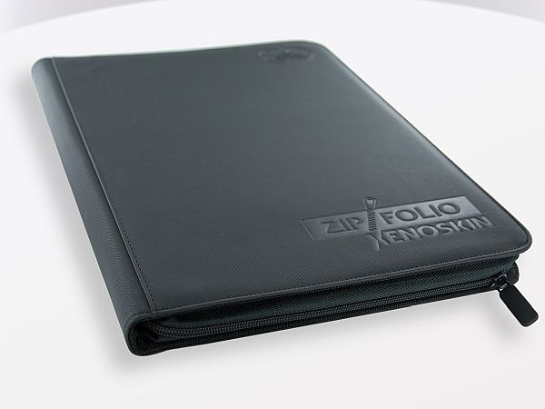 Ultimate Guard 9-Pocket ZipFolio XenoSkin Folder - Black - Card Croc