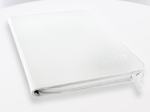 Ultimate Guard 9-Pocket ZipFolio XenoSkin Folder - White - Card Croc