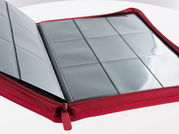 Ultimate Guard 9-Pocket ZipFolio XenoSkin Folder - Red - Card Croc