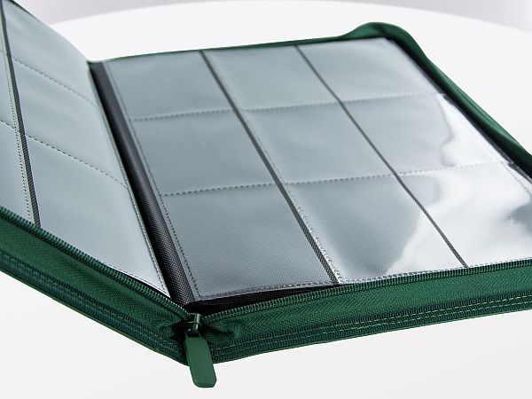 Ultimate Guard 9-Pocket ZipFolio XenoSkin Folder - Green - Card Croc