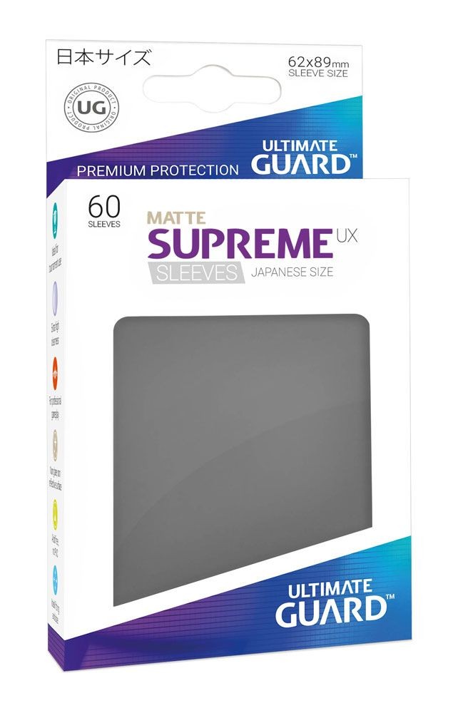 Ultimate Guard - Supreme UX Sleeves Japanese Size Matte (60) - Card Croc