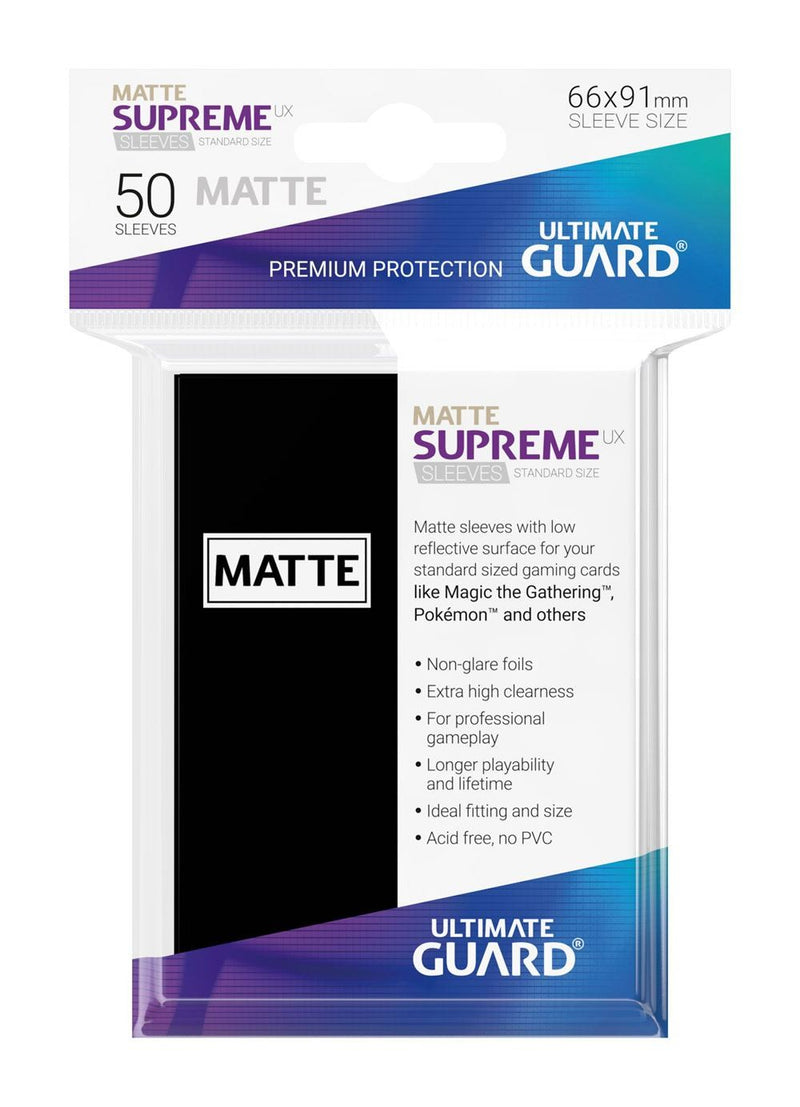 Ultimate Guard - Supreme UX Sleeves Standard Size Matte (50) - Card Croc