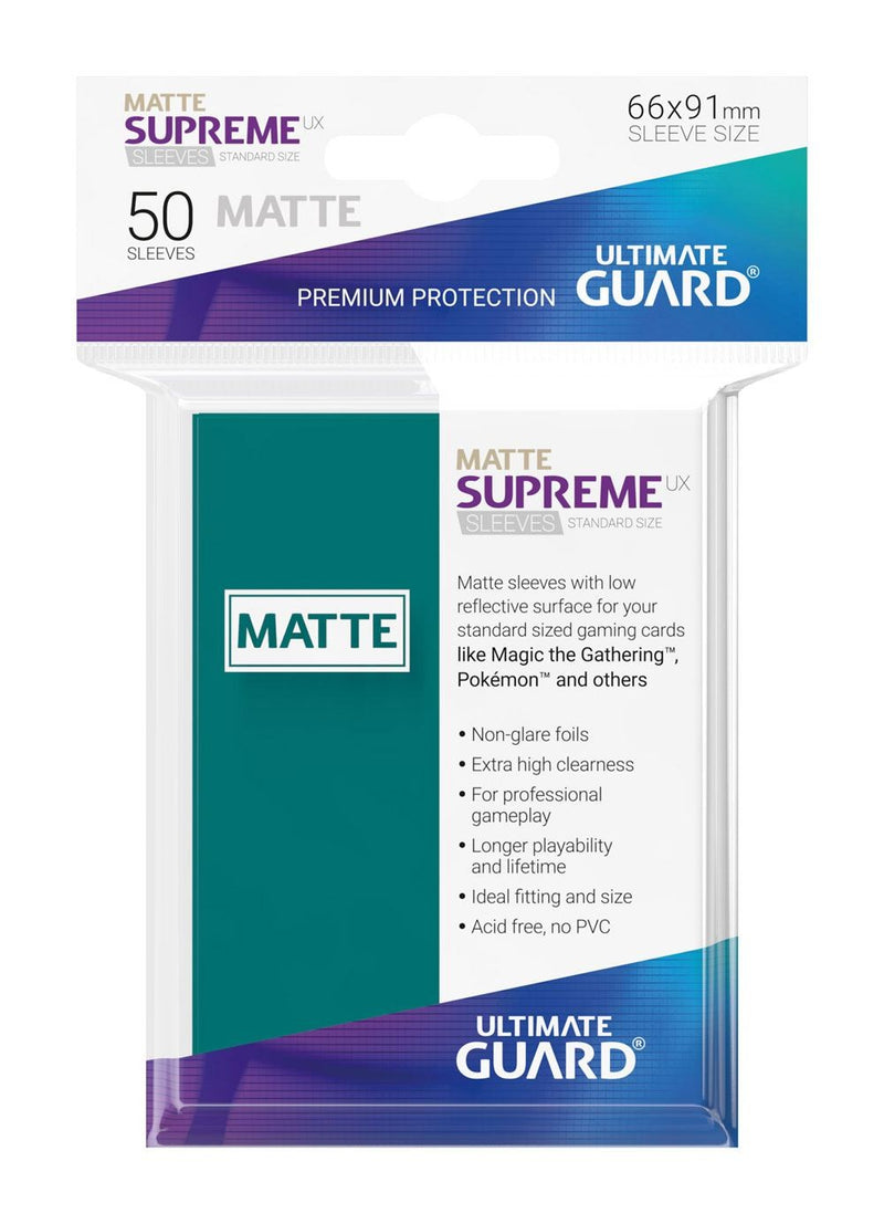 Ultimate Guard - Supreme UX Sleeves Standard Size Matte (50) - Card Croc