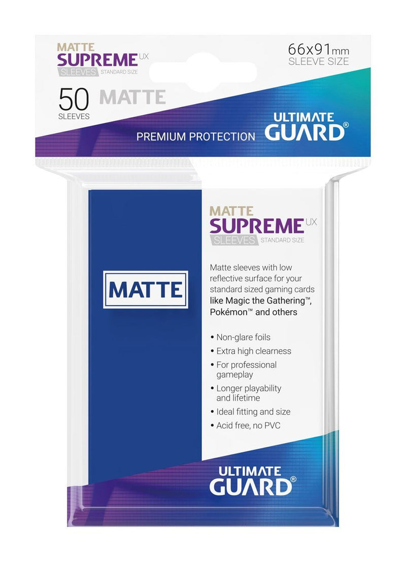 Ultimate Guard - Supreme UX Sleeves Standard Size Matte (50) - Card Croc