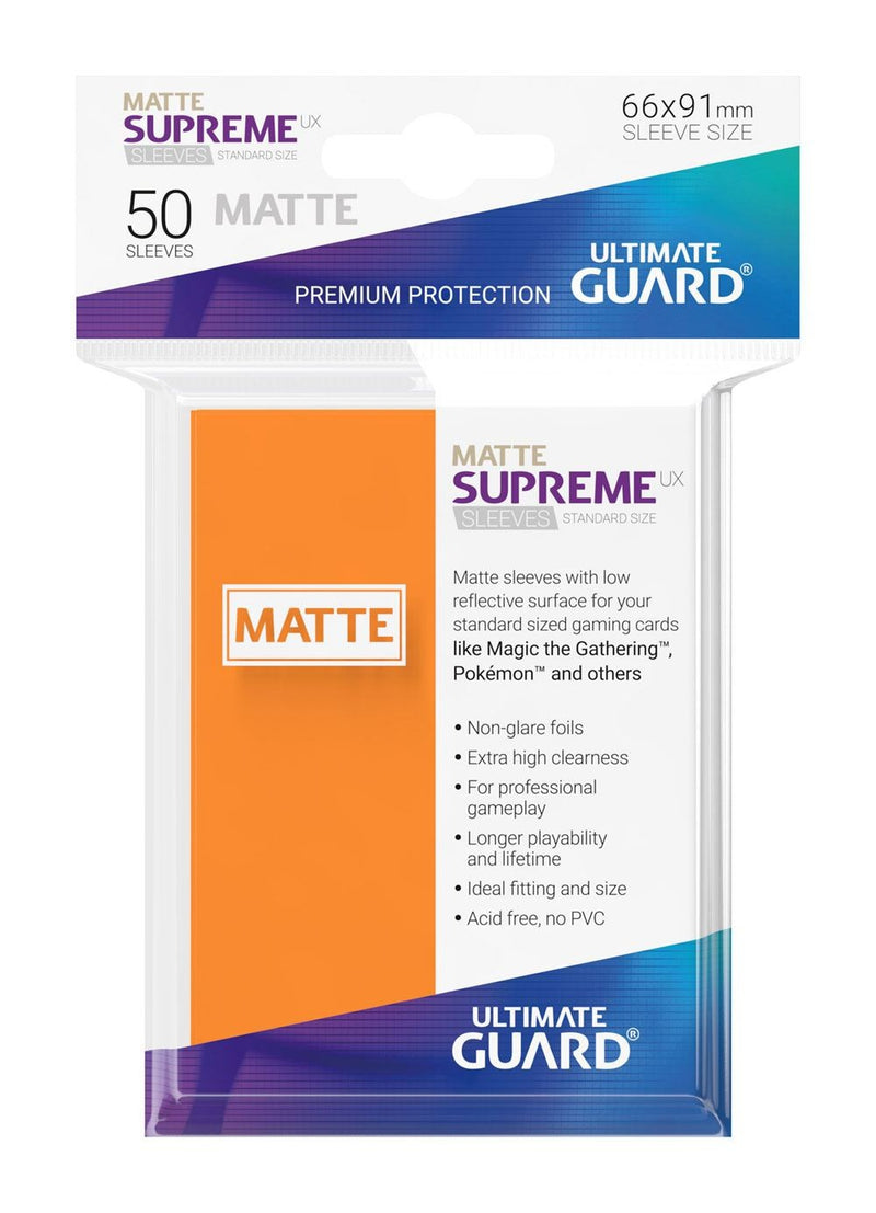 Ultimate Guard - Supreme UX Sleeves Standard Size Matte (50) - Card Croc